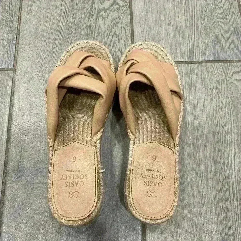 Oasis Society Espadrille Sandals size 6 - Picture 3 of 4